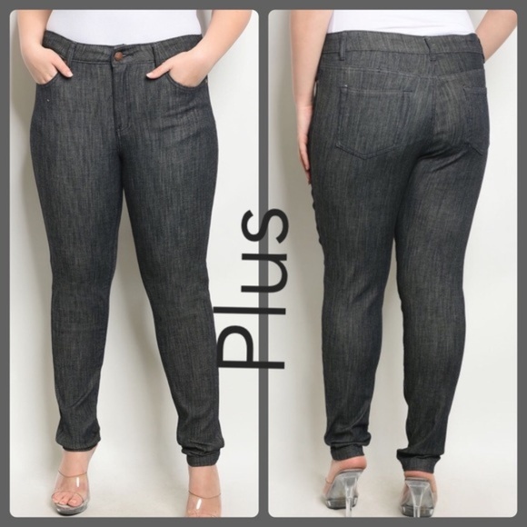 Zenobia Denim - Black Stretch Skinny Jeans